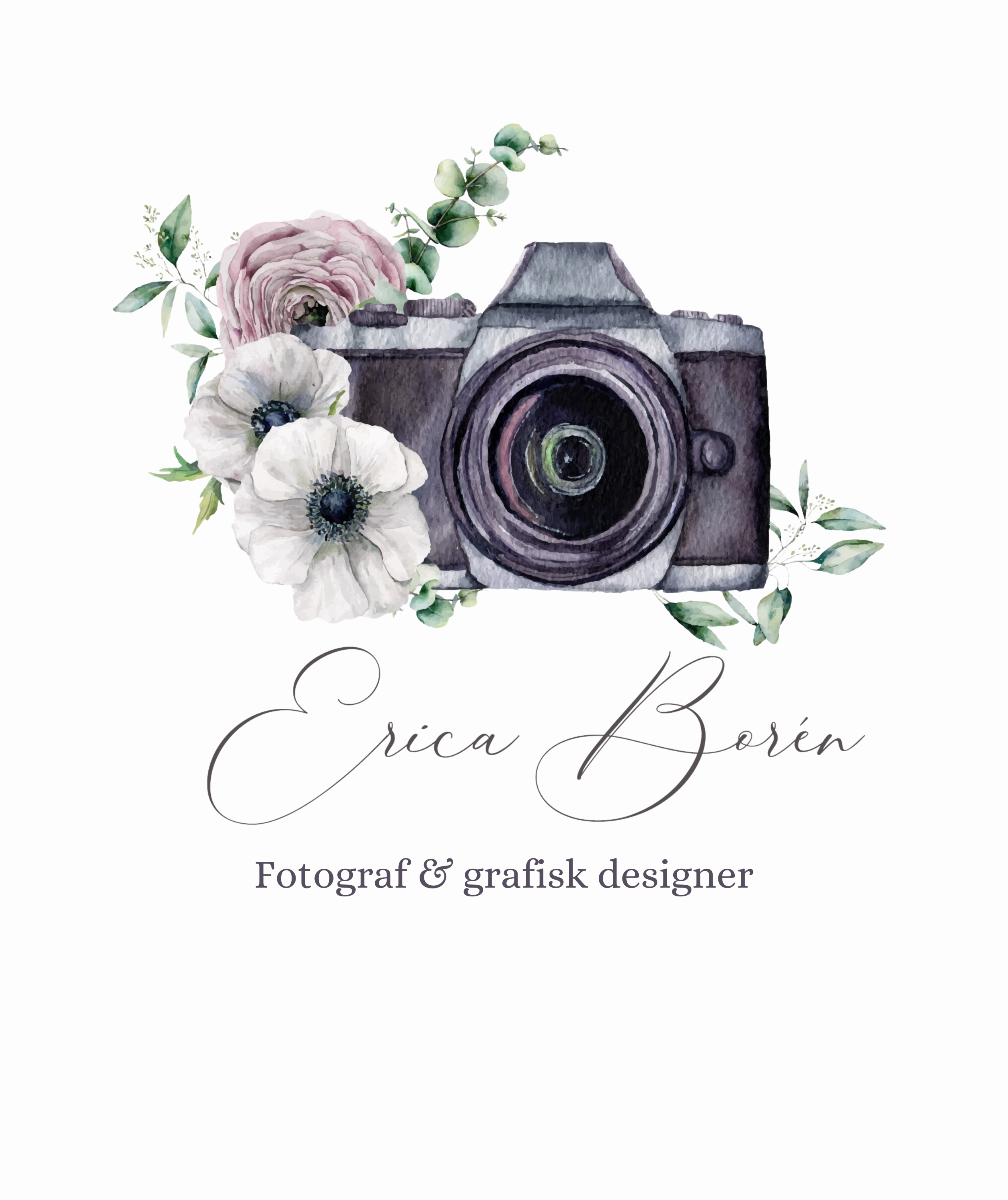 Fotograf och  grafisk designer Erica Borén