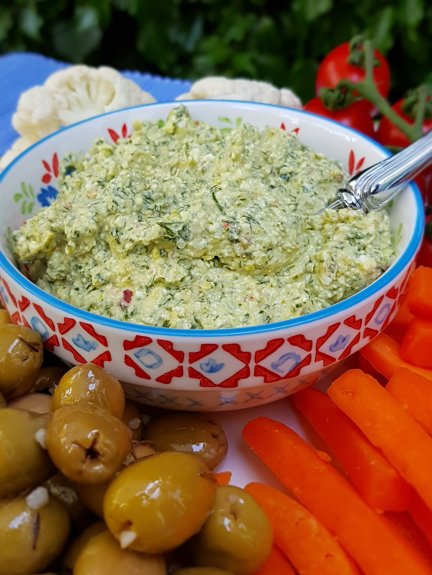 Feta-Pistazien Dip (Traditionel & Thermomix)