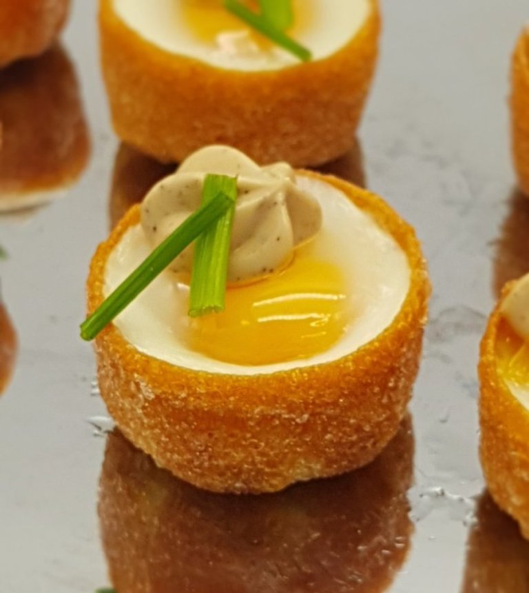 Wachteleier Croustades
