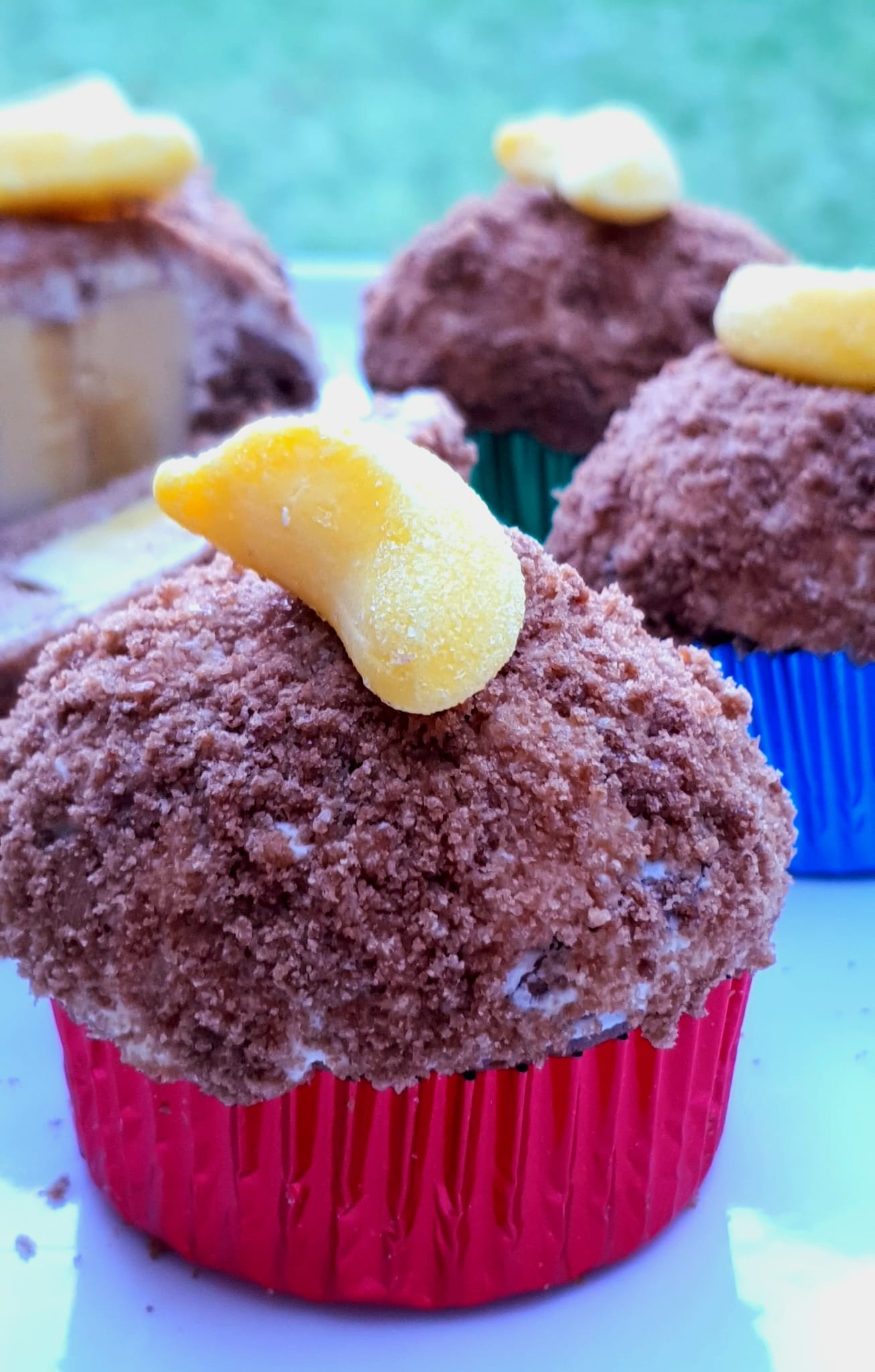 Gâteau taupinière & cupcakes (traditionelle + Thermomix)