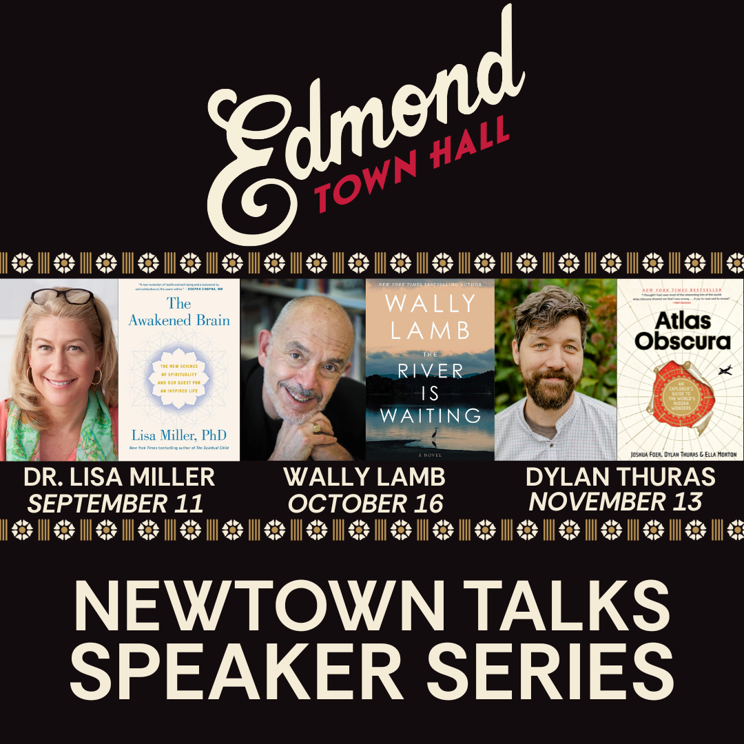 Newtown Talks Speak Series Fall Bundle Deal at Edmond Town Hall