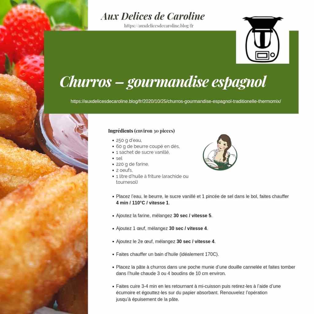 Churros – gourmandise espagnol (Traditionelle & Thermomix)
