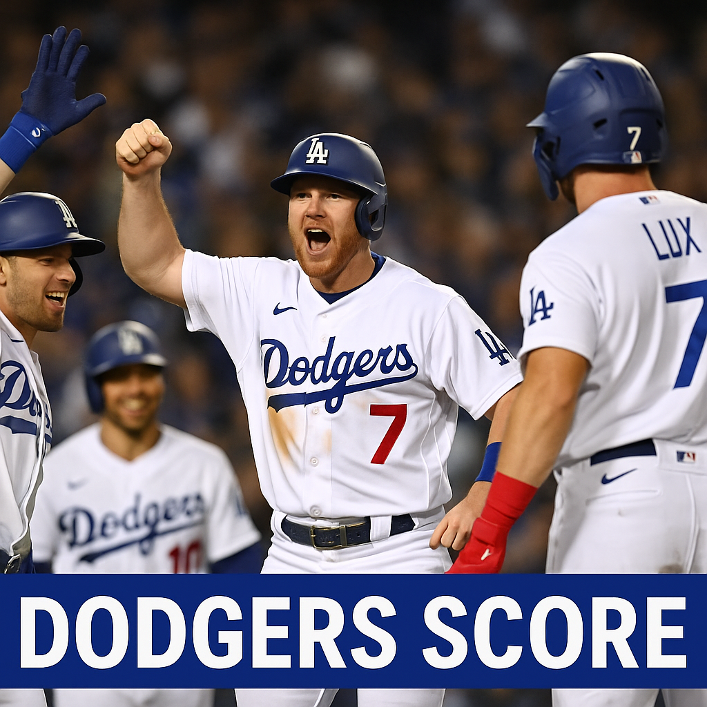 dodgers score