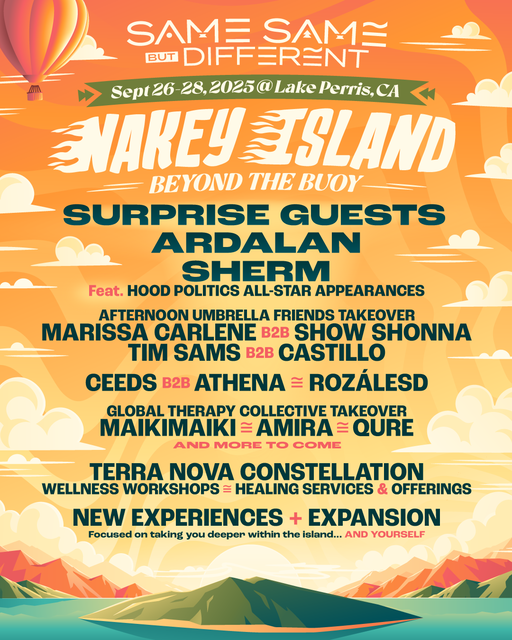 Nakey Island @ SSBD 2025 flyer