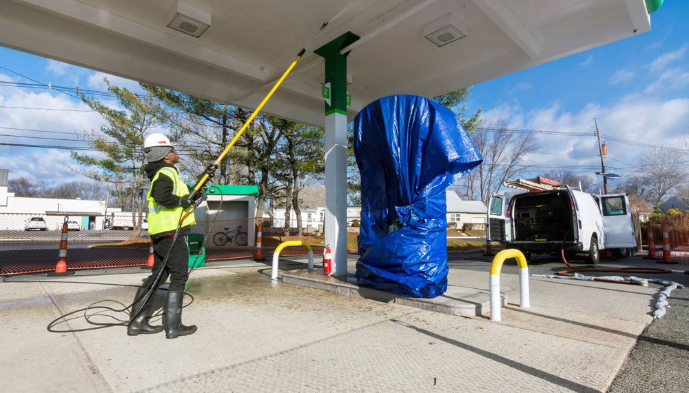 Commercial Fabric Awning Cleaning
