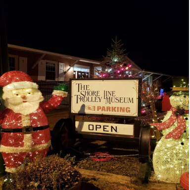 Visit with Santa at The Shore Line Trolley Museum