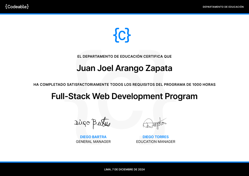 Certificado