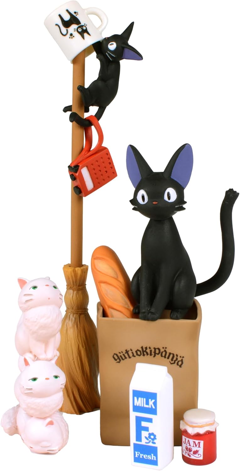 Figura Apilable Jiji – Nicky, la Aprendiz de Bruja (Studio Ghibli)