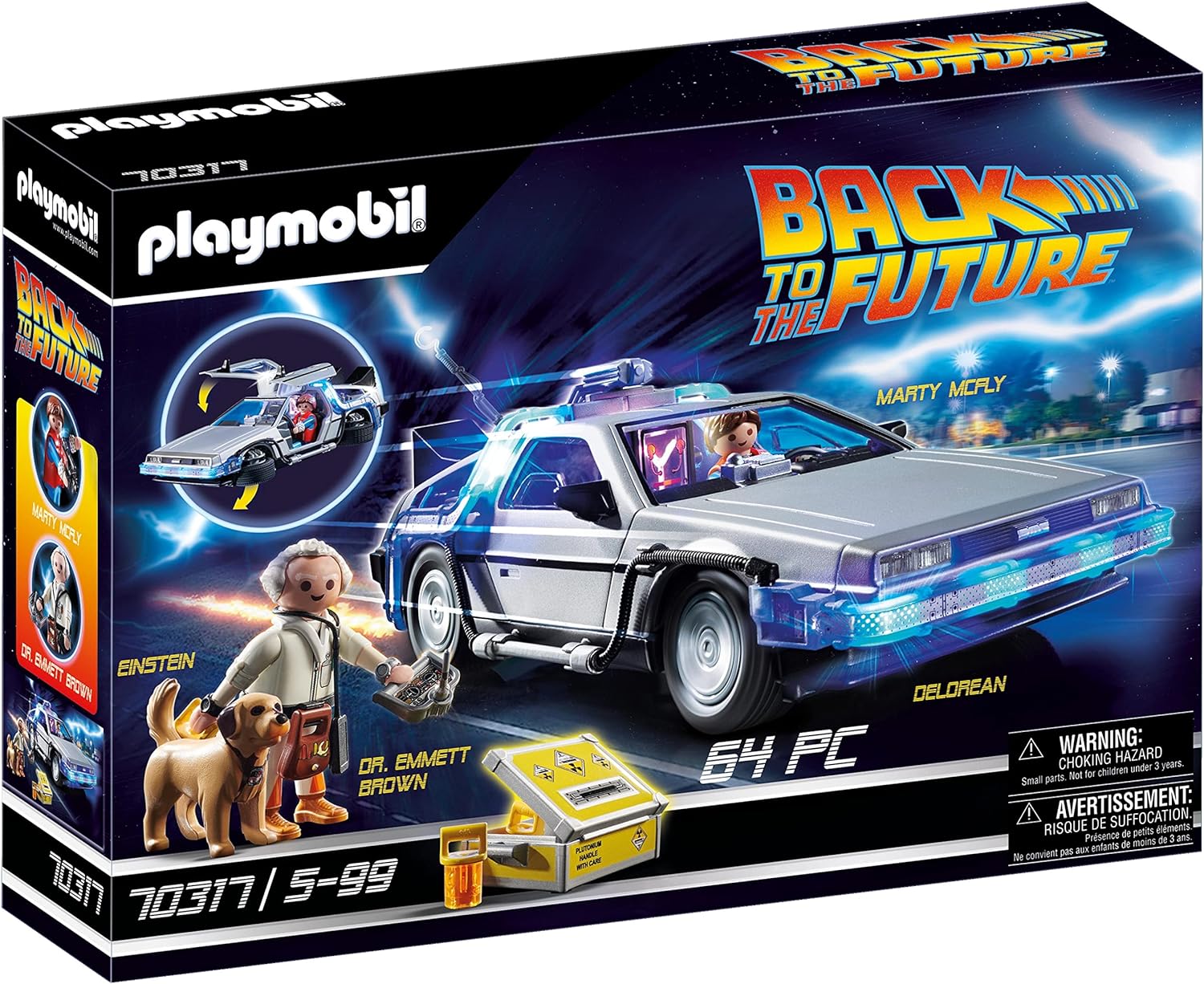DeLorean con luces PLAYMOBIL Back to the Future