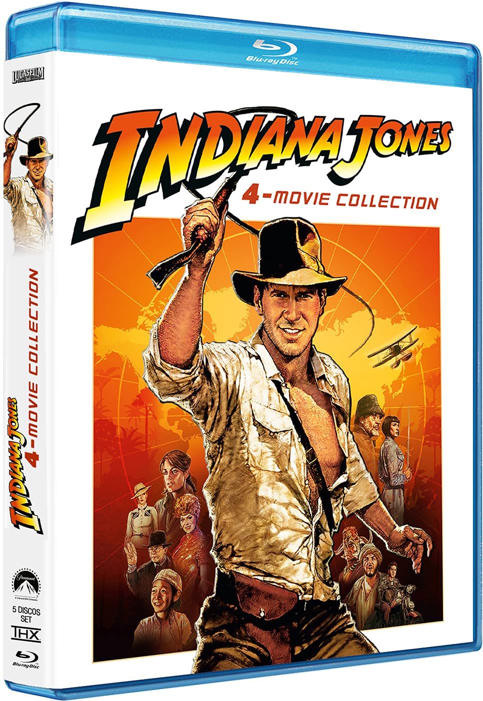 Indiana Jones 1 al 4, colección Blu-Ray