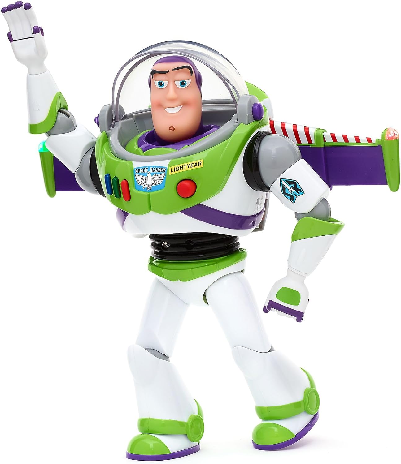 Buzz Lightyear figura interactiva parlante Toy Story