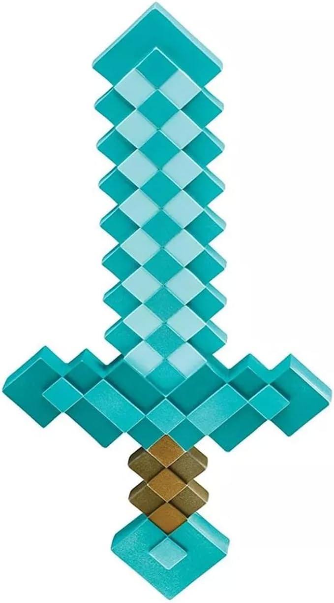 Espada de Diamante Minecraft – Accesorio oficial para disfraces y coleccionistas