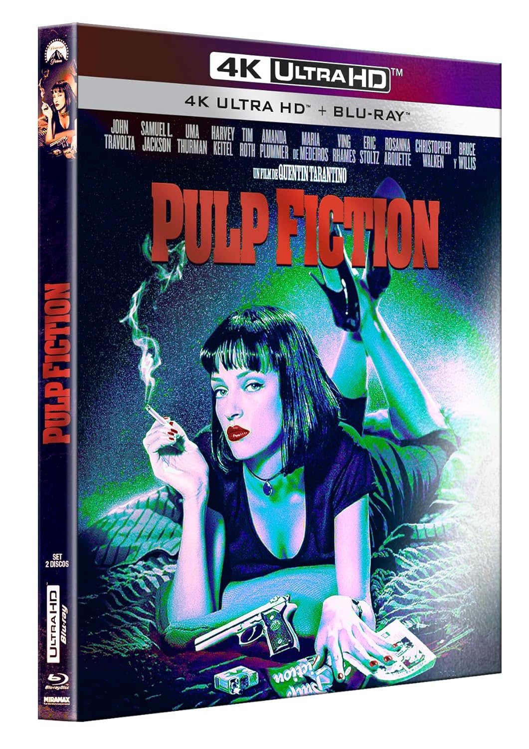Pulp Fiction Edición 30 Aniversario 4k UHD Blu-ray