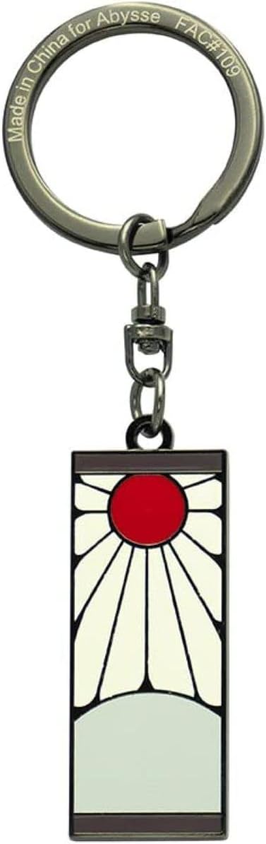 Demon Slayer Llavero Pendiente Hanafuda de Tanjiro