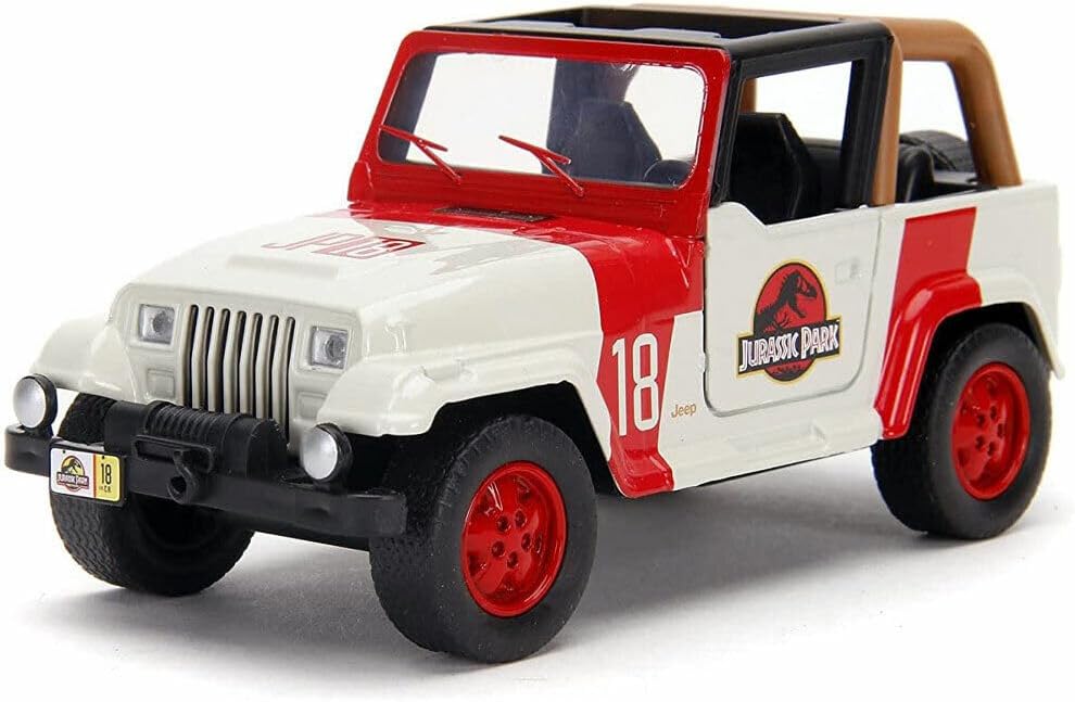 Jeep Wrangler Jurassic Park (19 cm, metal)