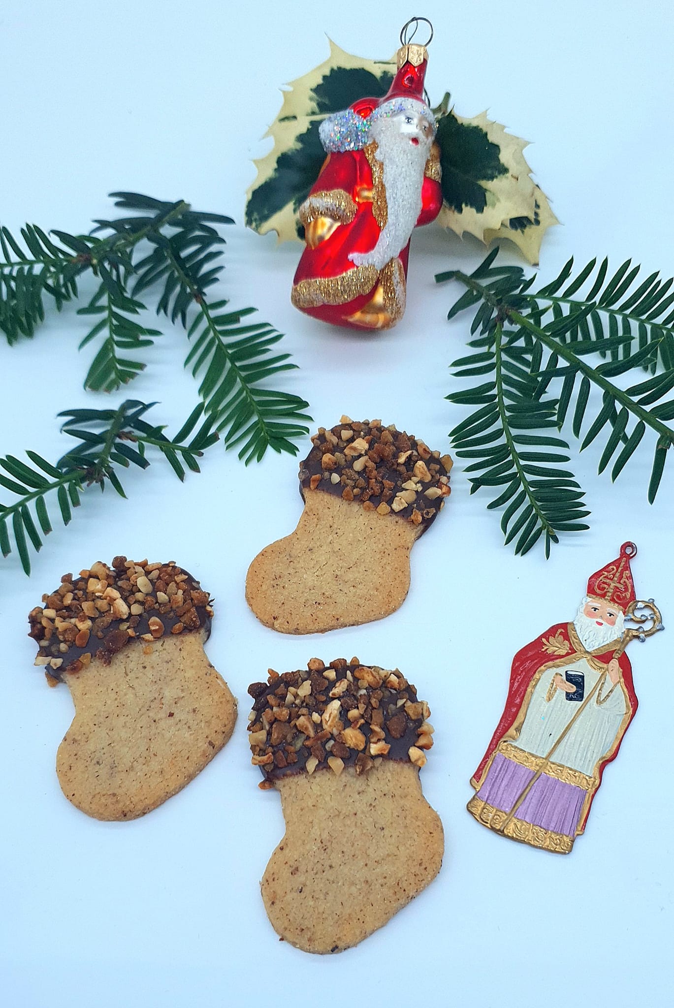 Sweet Santas Boots (traditional method & Thermomix)