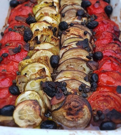 French summer vegetable tian