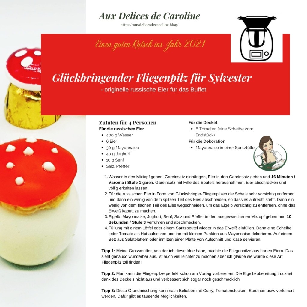 Glückbringender Fliegenpilz (Traditionel & Thermomix)