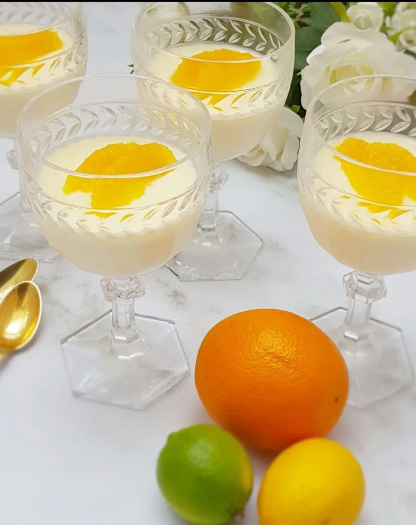 Panna Cotta aux agrumes (traditionelle & Thermomix)