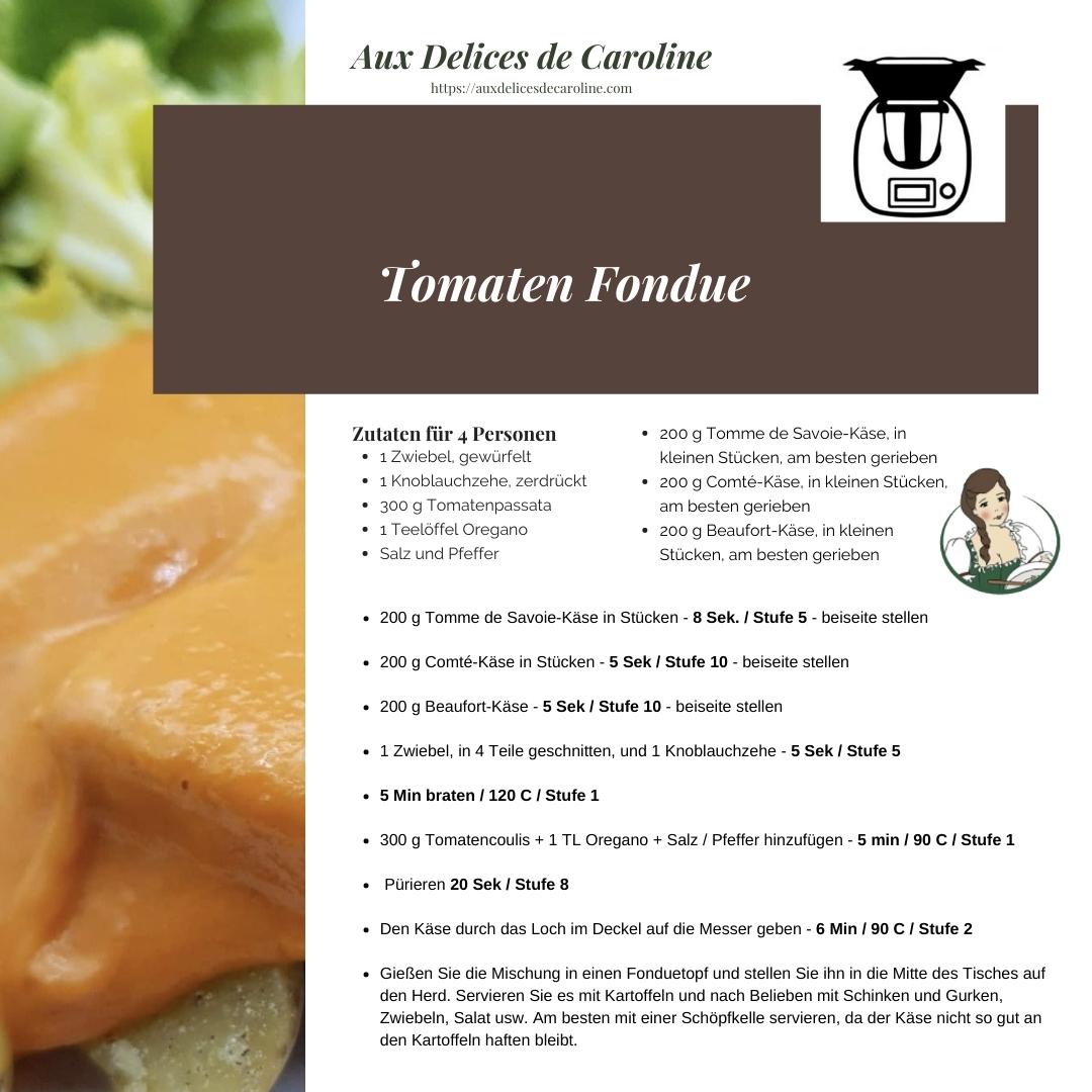 Tomaten-Fondue (traditionell & Thermomix)