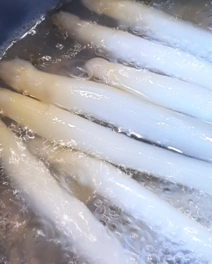 Spargel-Schinken-Päckchen