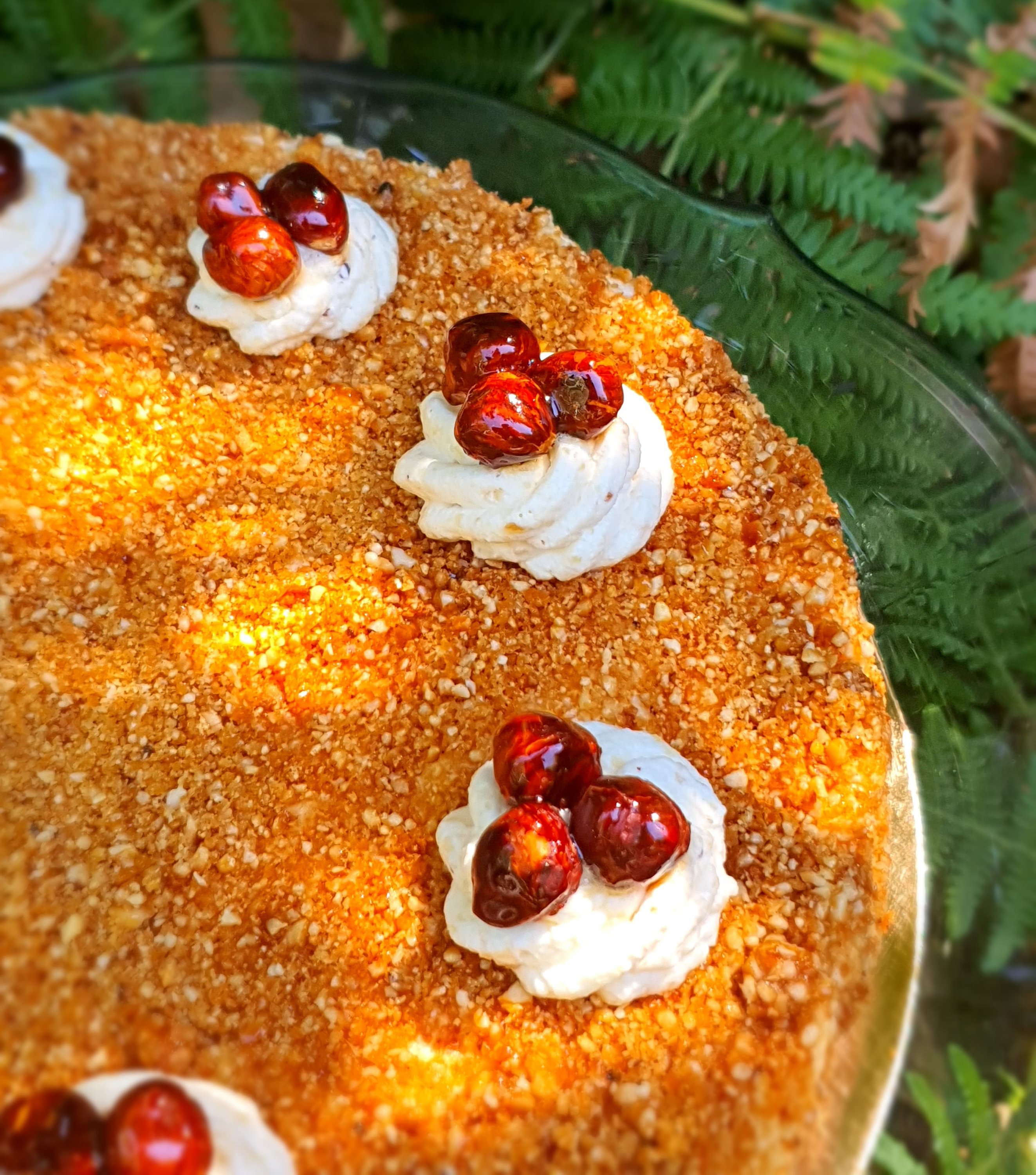 Haselnusskrokant Baisertorte