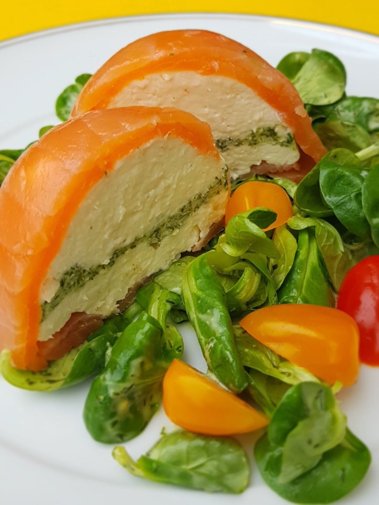 Salmon Terrine without oven (traditional & Thermomix)