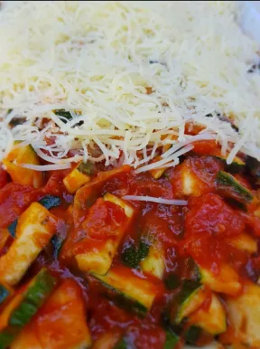 Zucchini Auflauf (traditionnel & Thermomix)