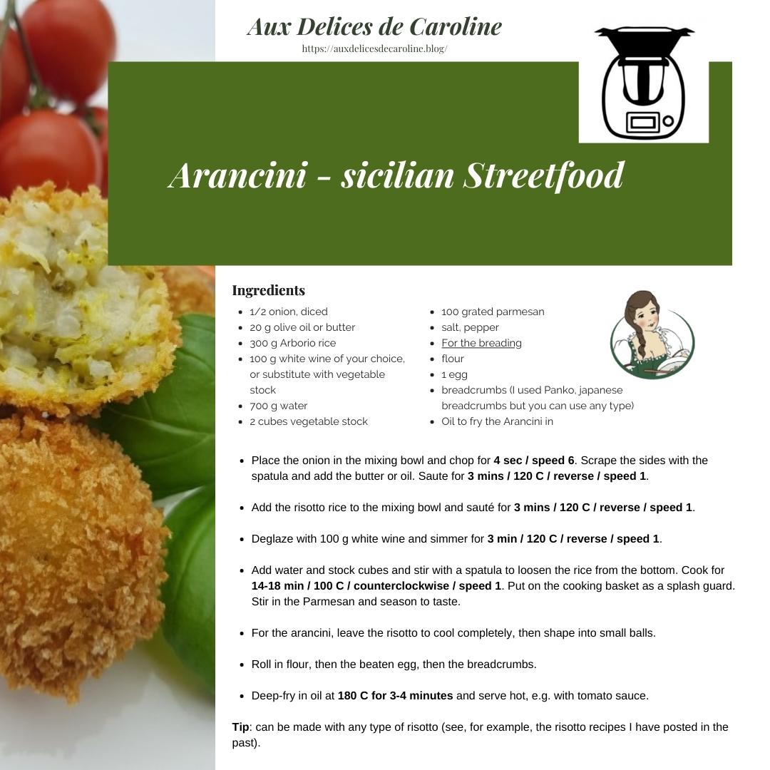 Arancini - Streetfood from Sicily (Traditional & Thermomix)