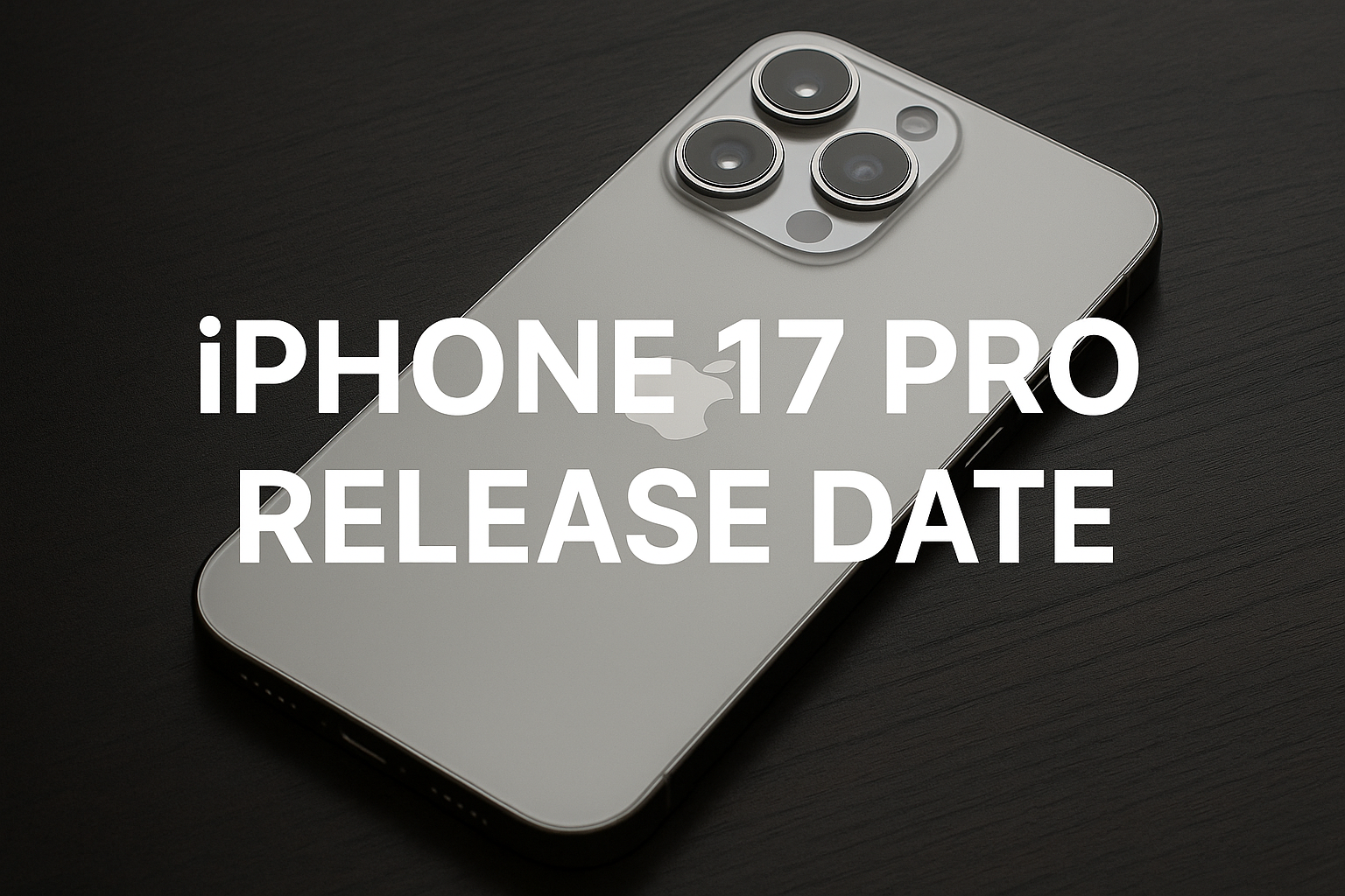 apple iphone 17 pro release date