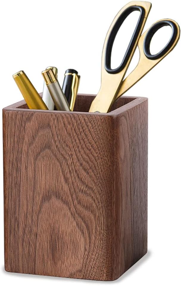 Portalápices madera nogal