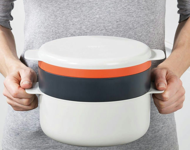 M-Cuisine Set de Cocina Apilable para Microondas de 4 Piezas - Imagen 2