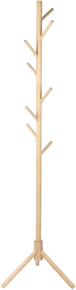 Perchero minimalista de madera