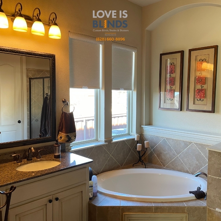 Love is Blinds-Custom Blinds, Shades, Shutters, Black Mountain NC, (828) 660-8896 Shades Installation
