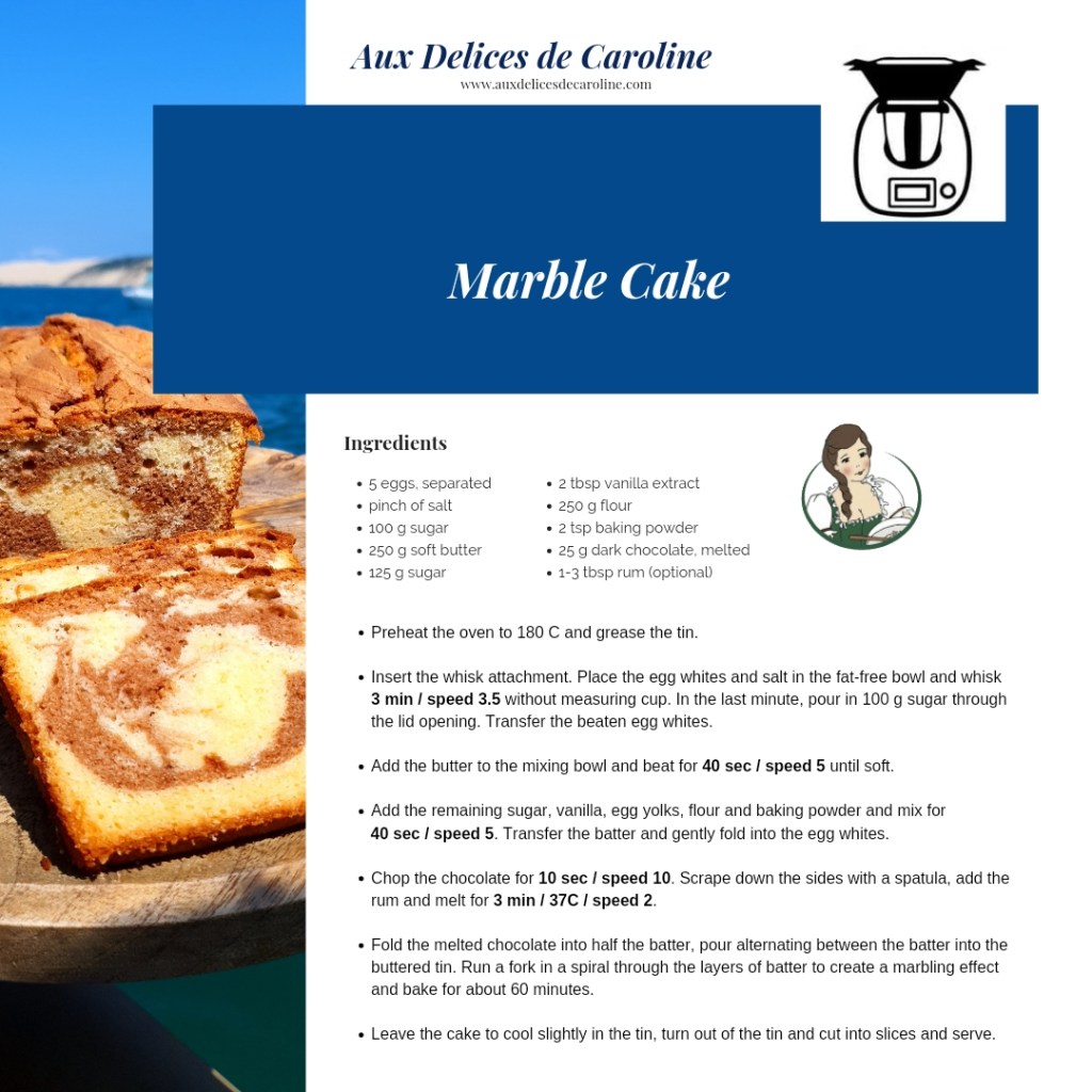 Austrian Marble Cake (traditional & Thermomix)