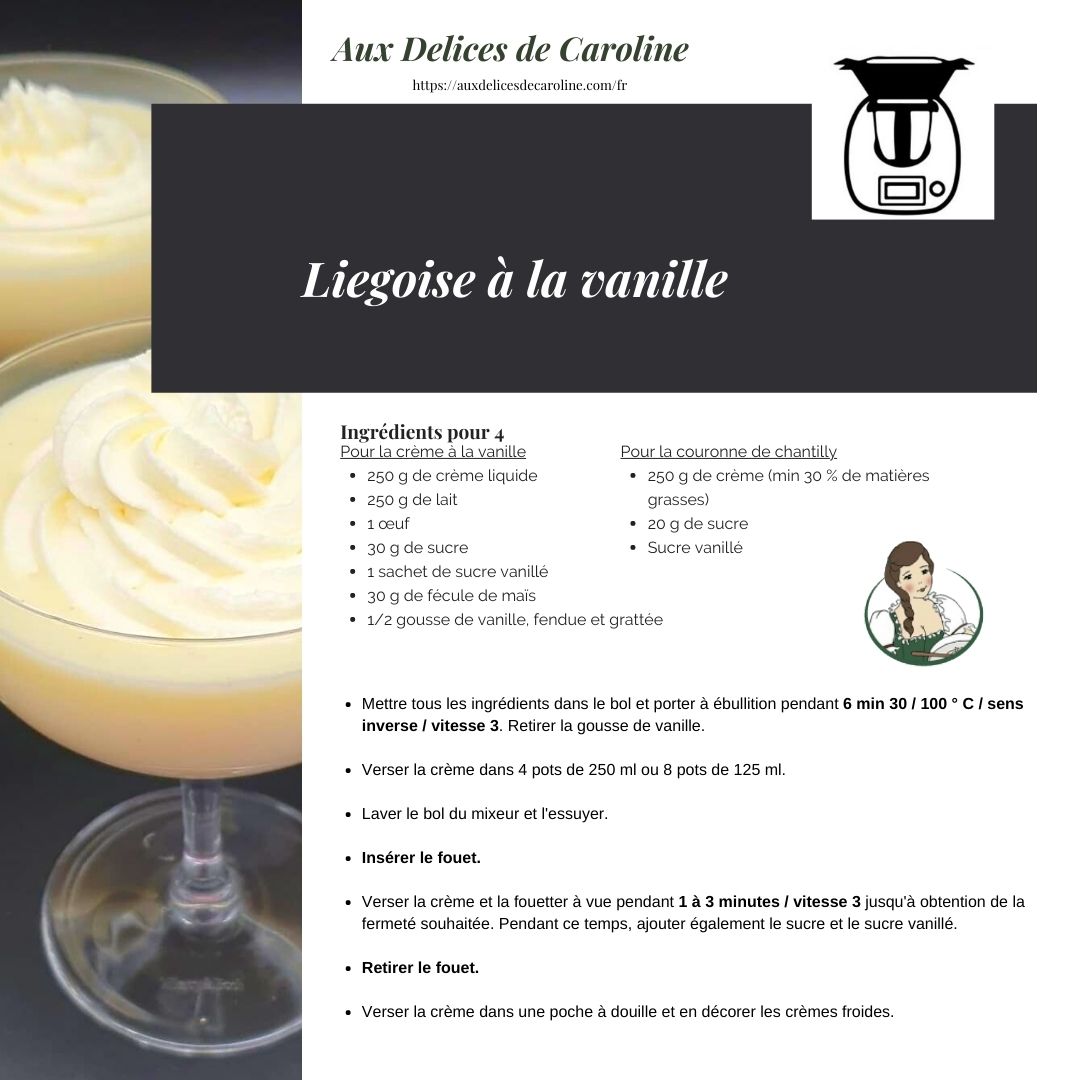 Crème dessert à la vanille façon Danette Rapide (traditionnelle & Thermomix)