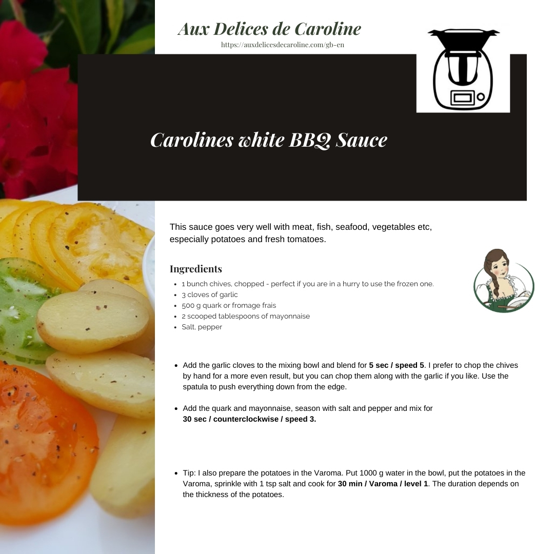 Caro’s white BBQ sauce