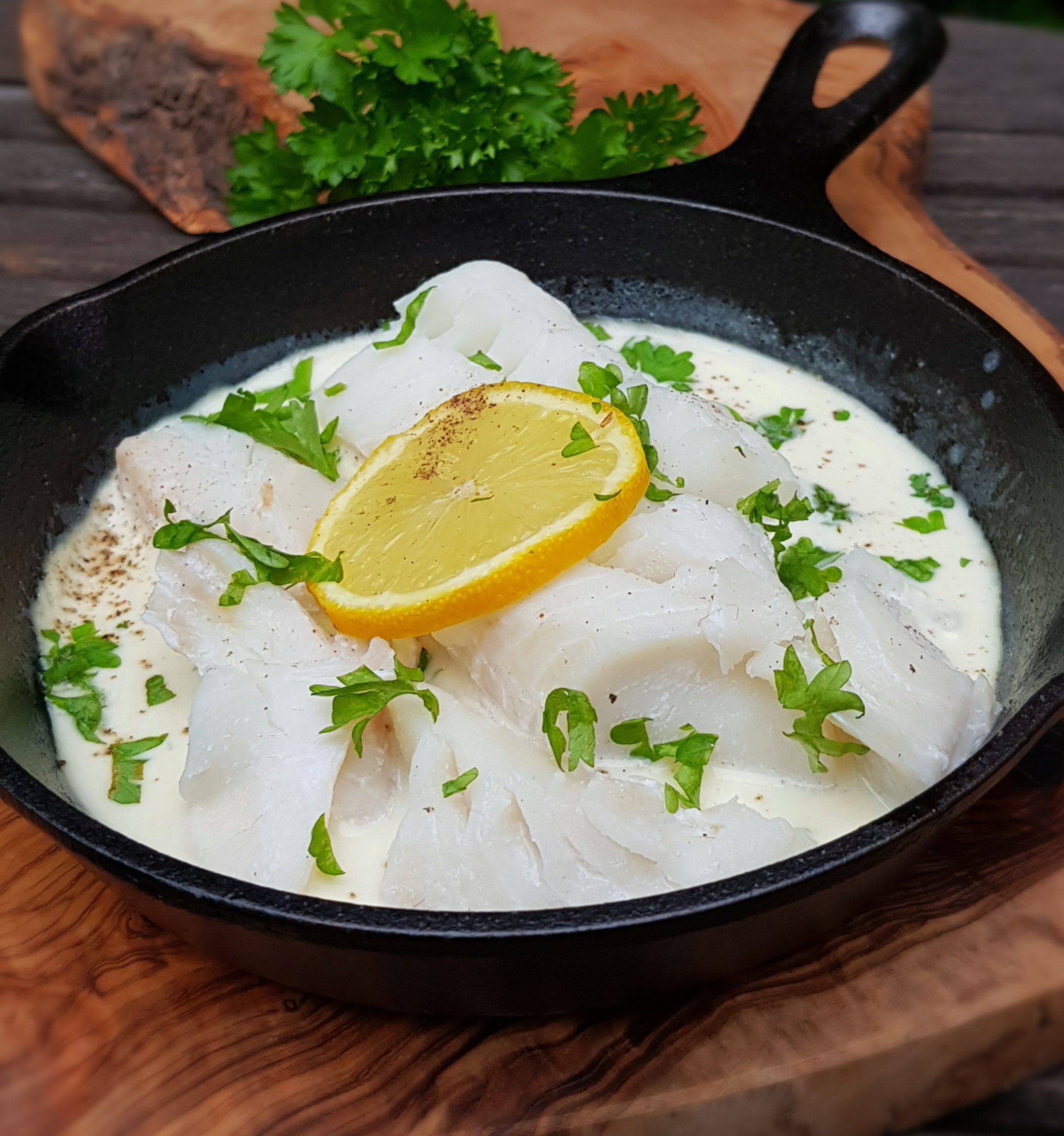 Fischfilets mit Zitronensauce