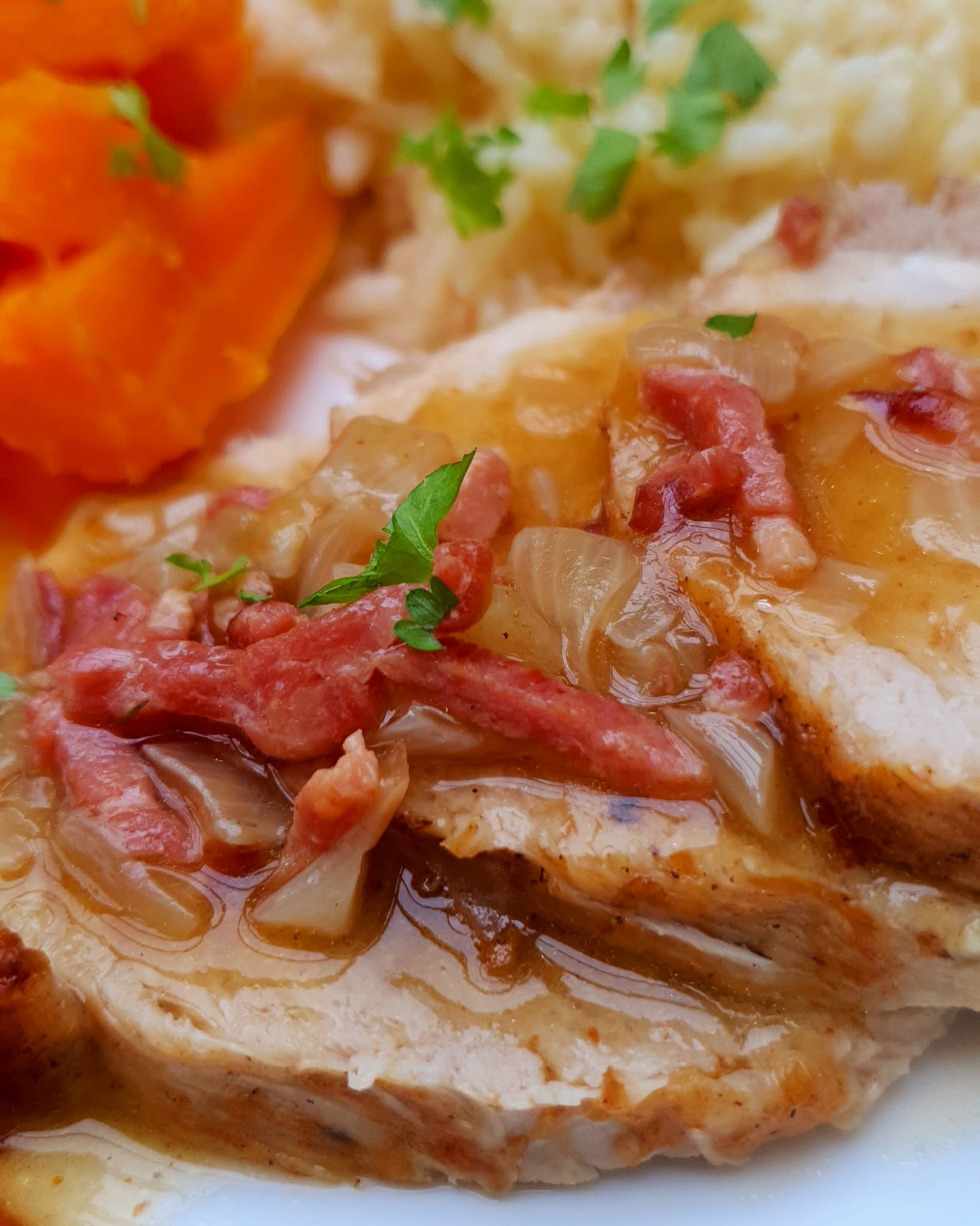 Rôti de porc paysanne