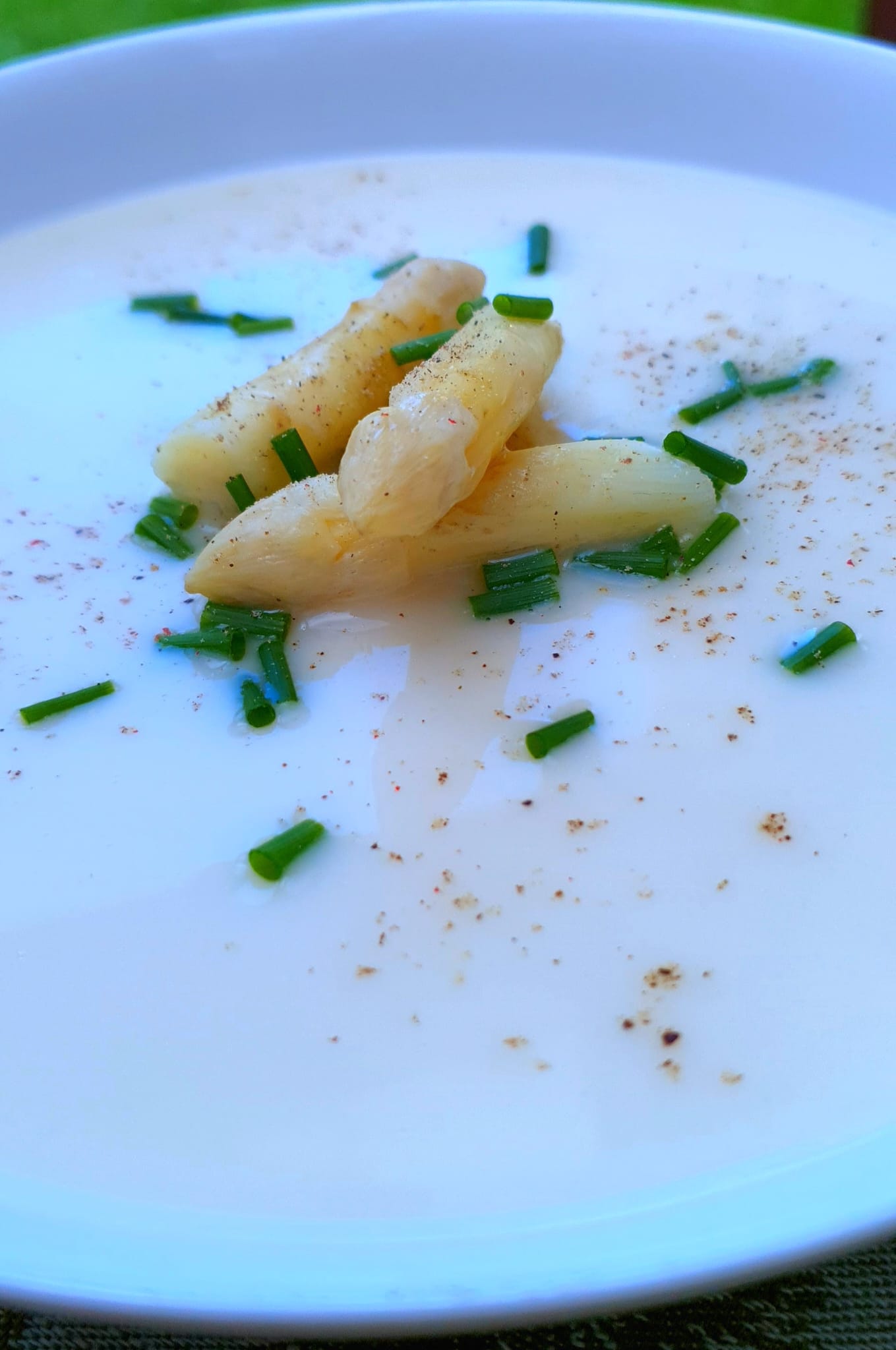 Crème d'asperges blanche Zero Waste (traditionnelle et Thermomix)