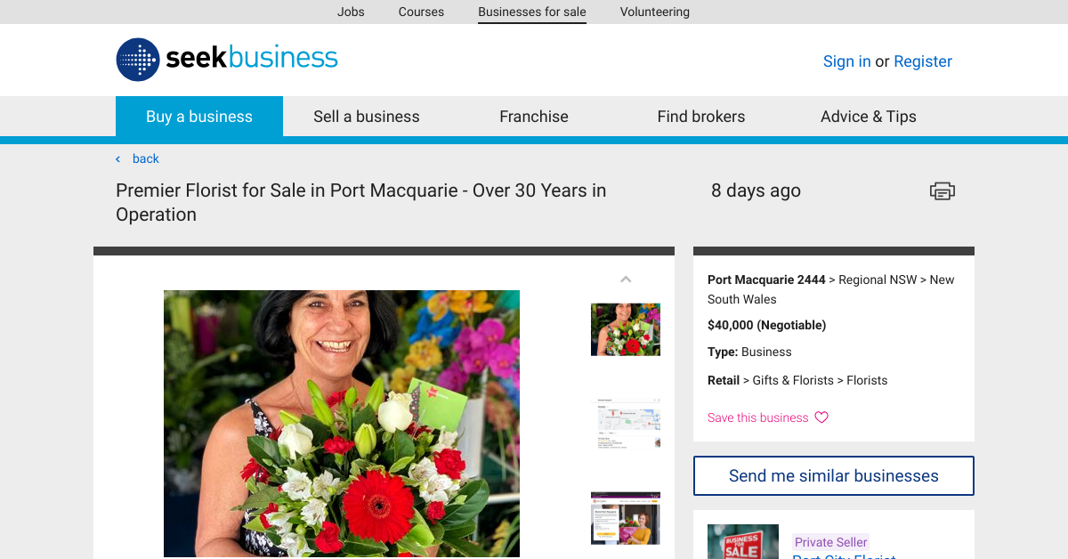 Sell Florist