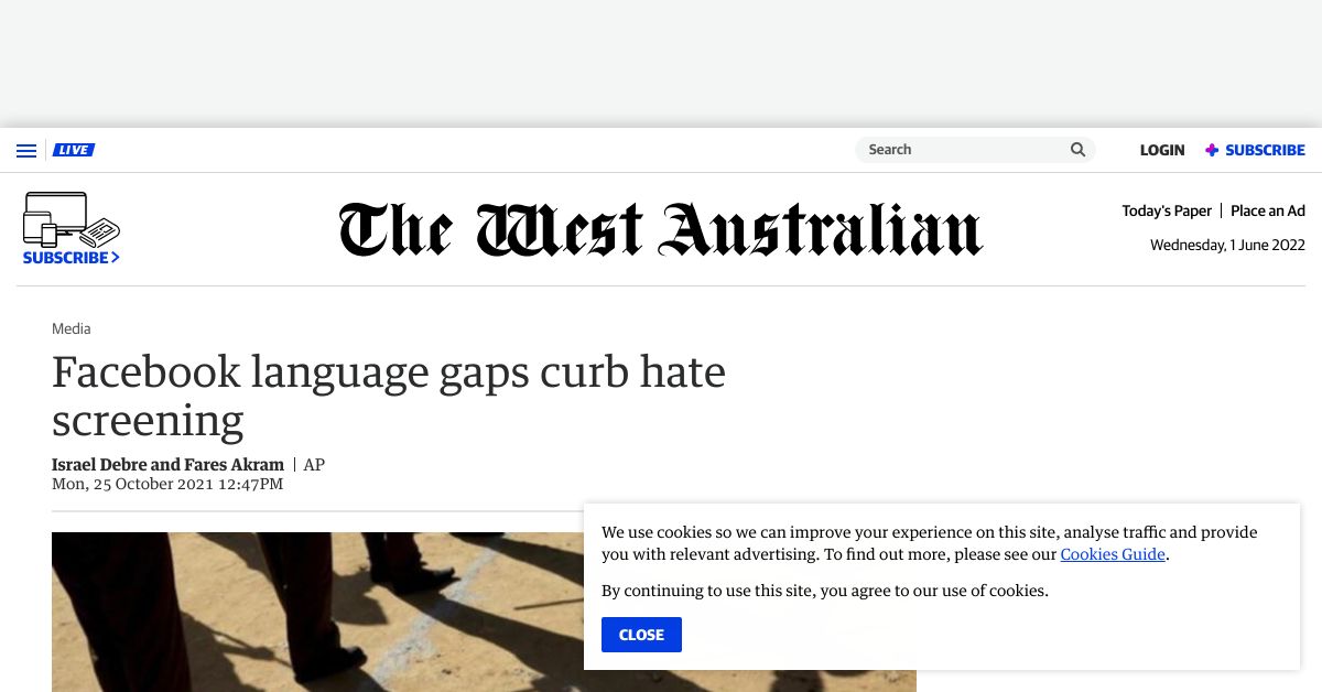 Facebook language gaps curb hate screening