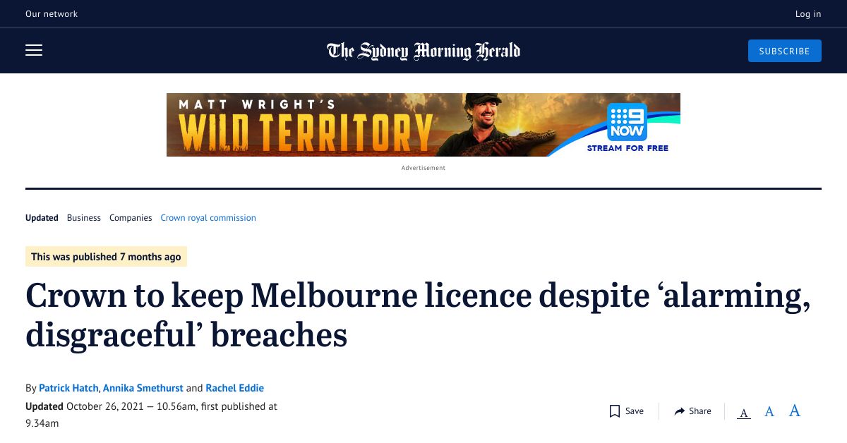 Crown unfit to run Melbourne casino but should keep licence royal commission finds