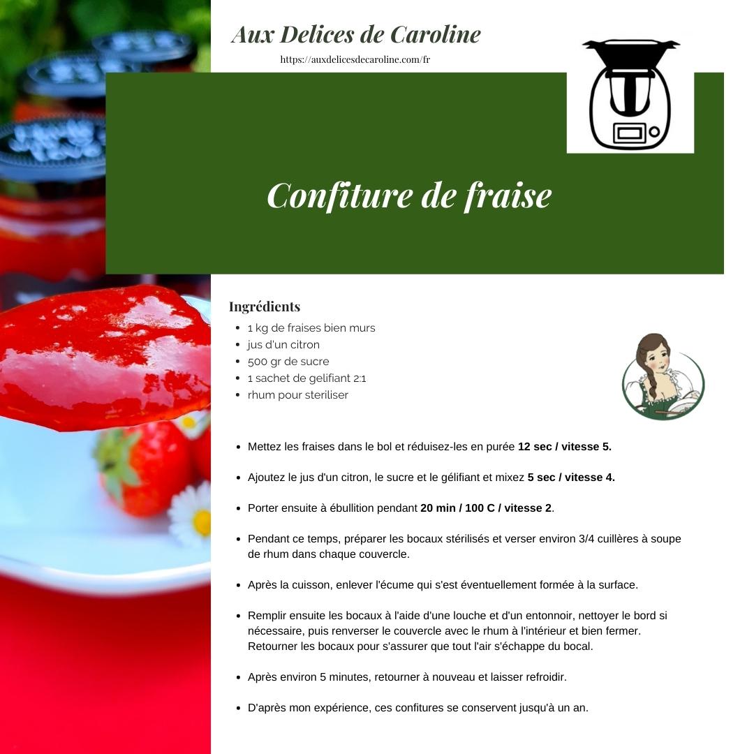 La confiture de maman (traditionelle & Thermomix)