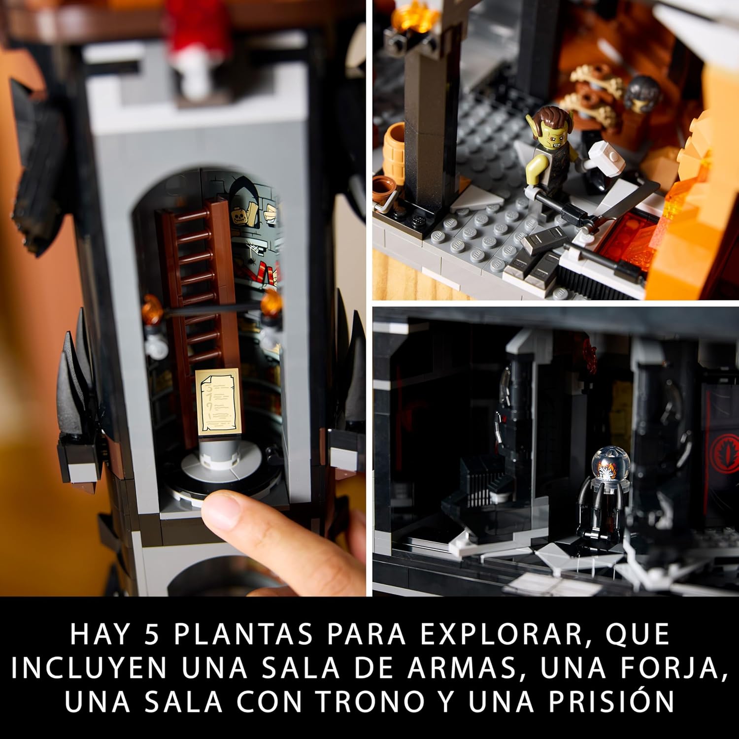 LEGO Icons El Señor de los Anillos: Barad-dûr - Imagen 2