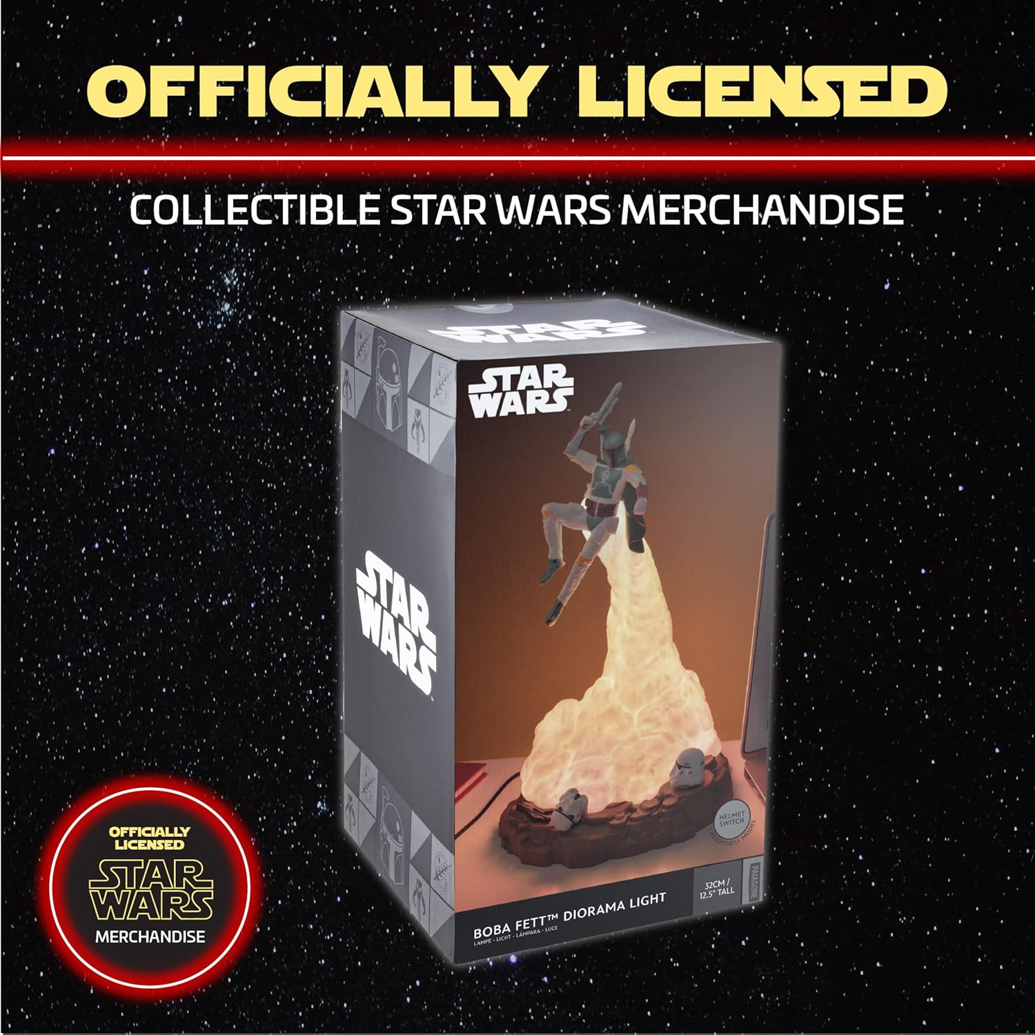 Lámpara Boba Fett Star Wars Oficial - Imagen 2