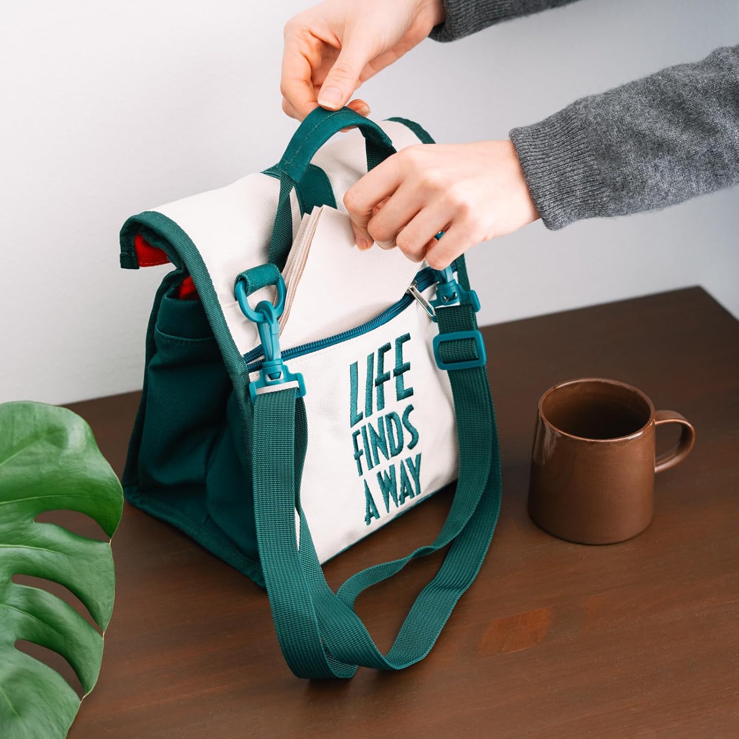 Bolsa almuerzo Clásica Jurassic Park Oficial - Imagen 2
