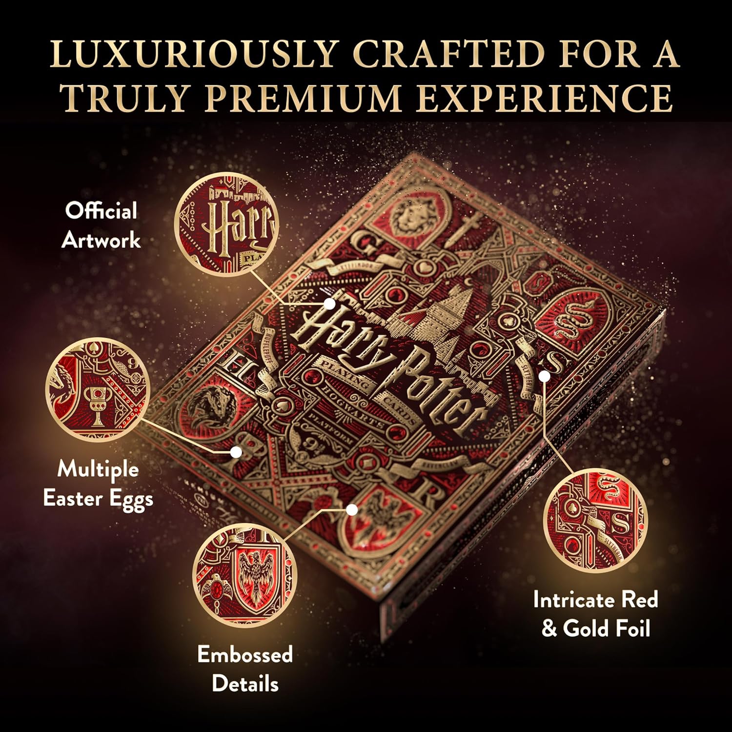Harry Potter Juego de cartas Baraja Roja Gryffindor - Imagen 2