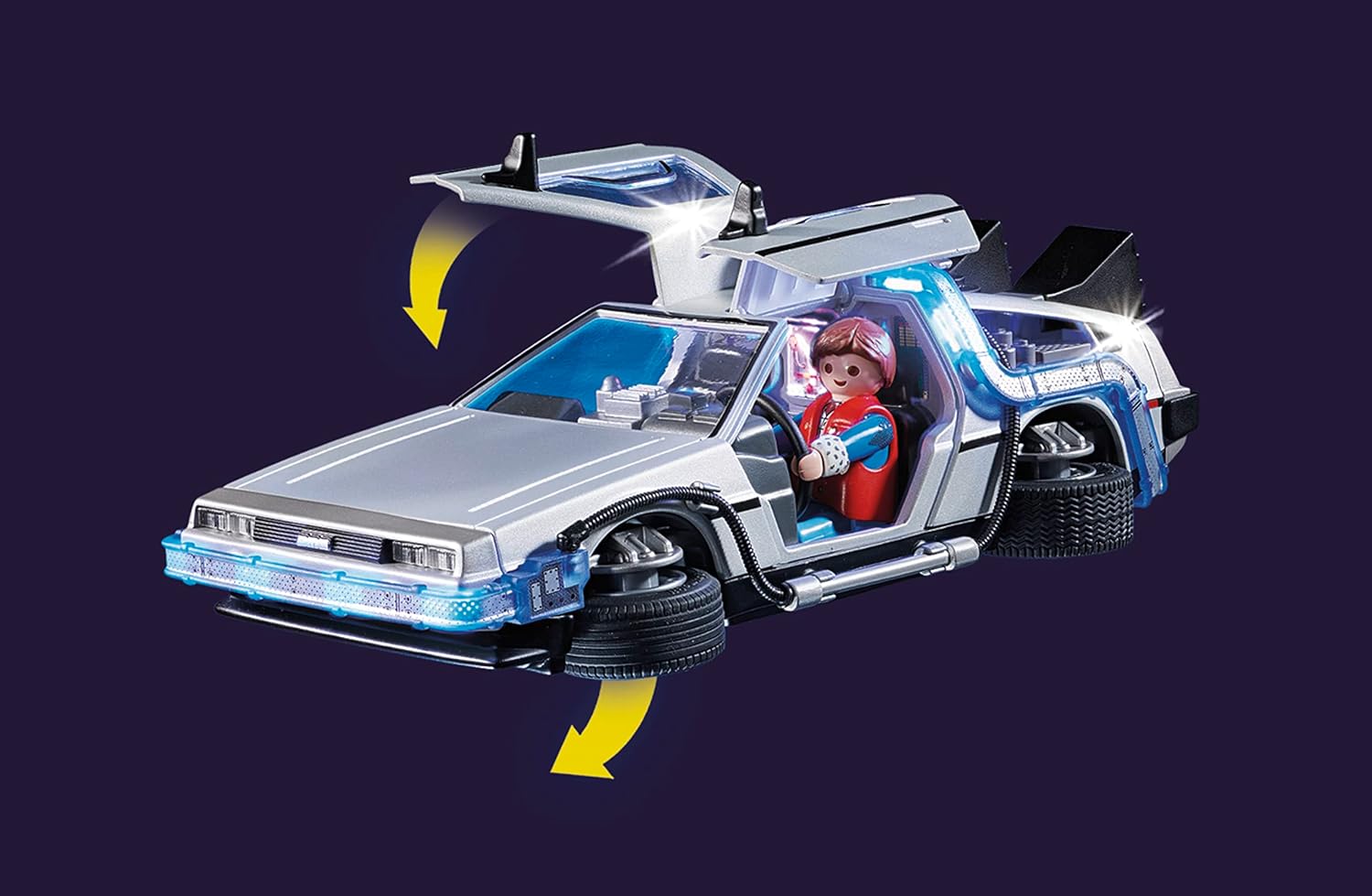 DeLorean con luces PLAYMOBIL Back to the Future - Imagen 2