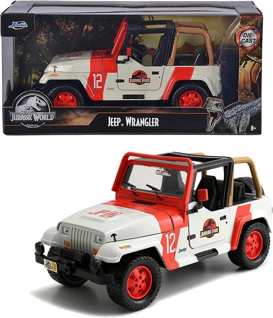 Jeep Wrangler Jurassic Park (19 cm, metal) - Imagen 3